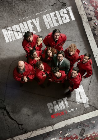 Money Heist (2020) Season 4 720p 10-Bit HEVC HDRip Dual Audio [Hindi – Spanish] [EP 1 to 8]