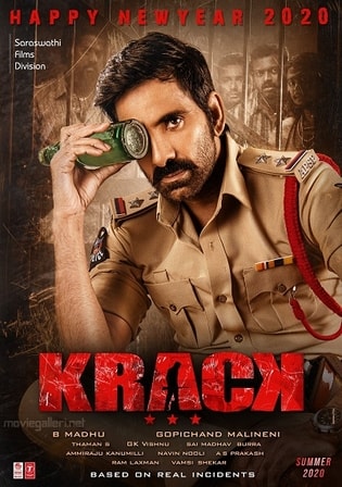 Krack (2021) 1080p | 720p 10-Bit HEVC HDRip Dual Audio [Hindi ORG – Telugu] 2.6GB – 1GB